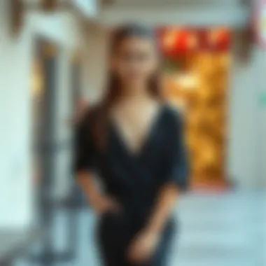 Charming girl wearing a party jumpsuit