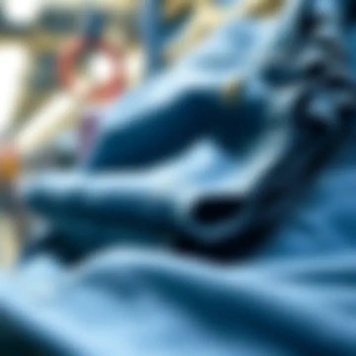 Sustainable denim production methods