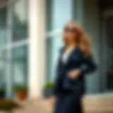 Elegant black denim showcasing versatility in fashion