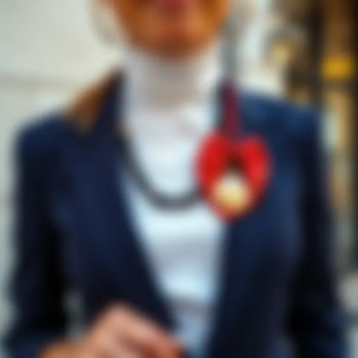 Fashionable accessories to complement navy suits