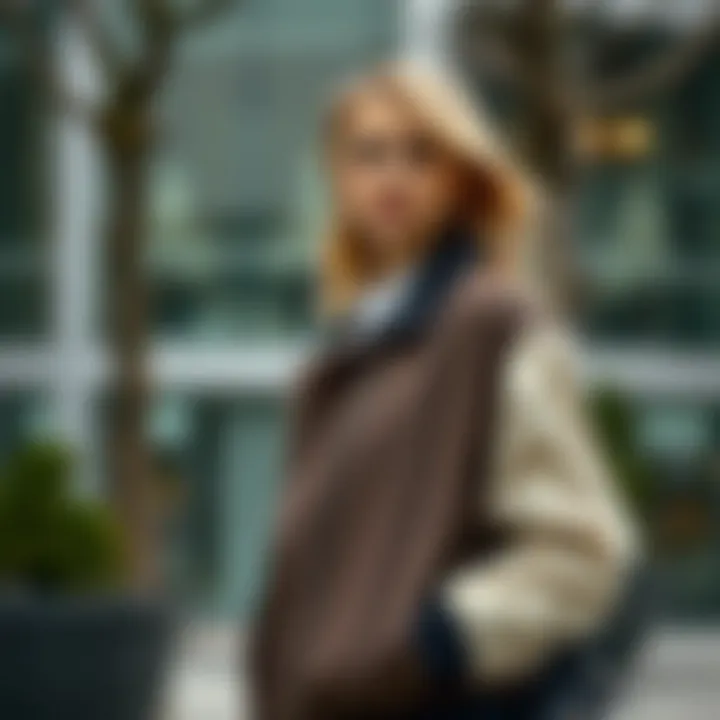 Fashionable ways to layer a long bomber jacket