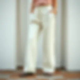 Elegant linen pant with stylish cut