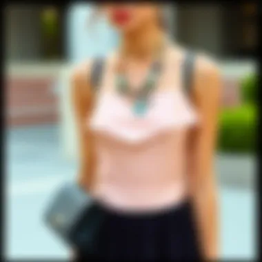 Stylish accessories paired with a midi dress for graduation