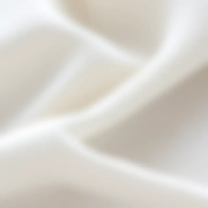 Close-up of soft modal fabric showcasing texture