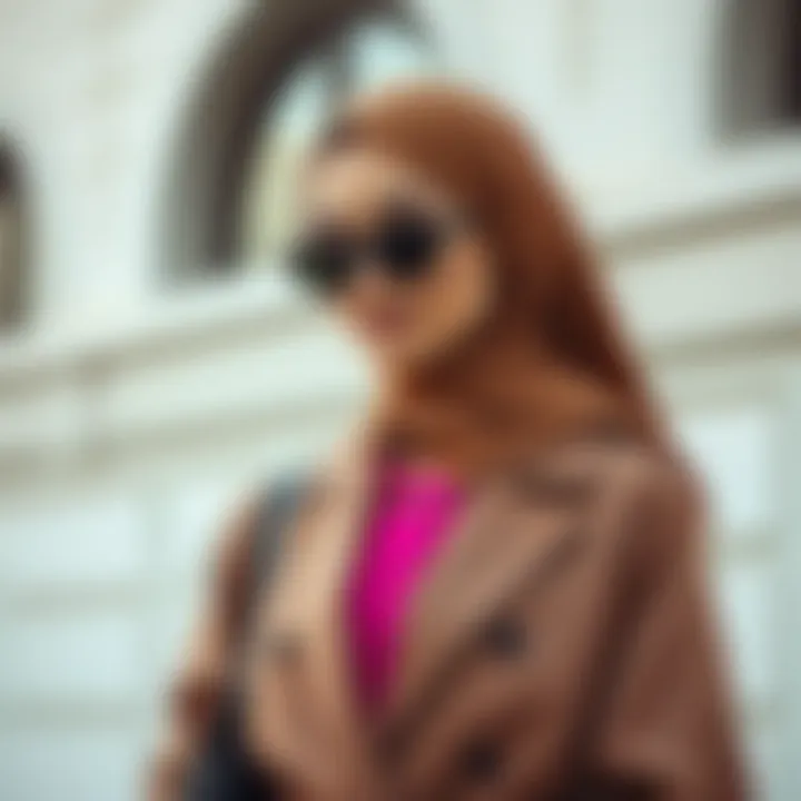 Elegant layering of modest fashion pieces