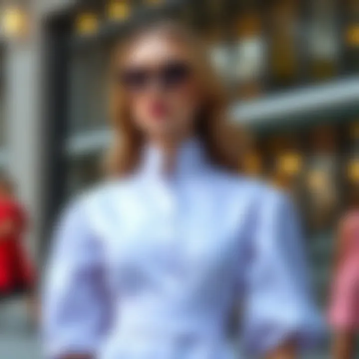 Modern and classic dress design fusion