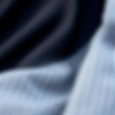 Close-up of a textured fabric used in modern vest designs.