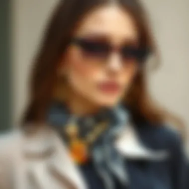 Accessorizing with Style Stylish accessories complementing a modest ensemble