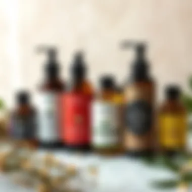 A selection of natural oils known for enhancing hair shine.