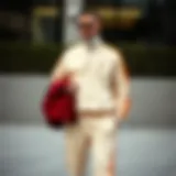 Stylish cotton tracksuit ensemble showcasing modern design.