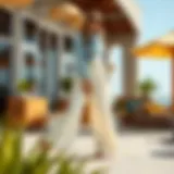 Chic Summer Pant Styles Summer cotton and linen blend pants in a stylish outdoor setting