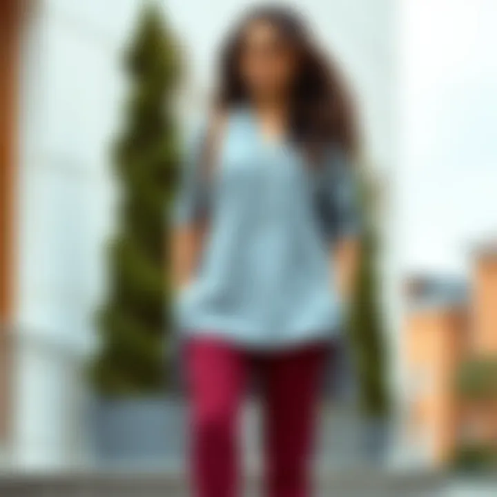 Everyday Fashion: Tunics with Trousers Fashionable tunic and pants for everyday wear