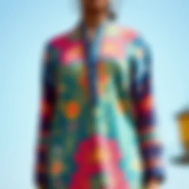Exploring Colorful Tunic Designs Vibrant patterns and colors in modern tunics