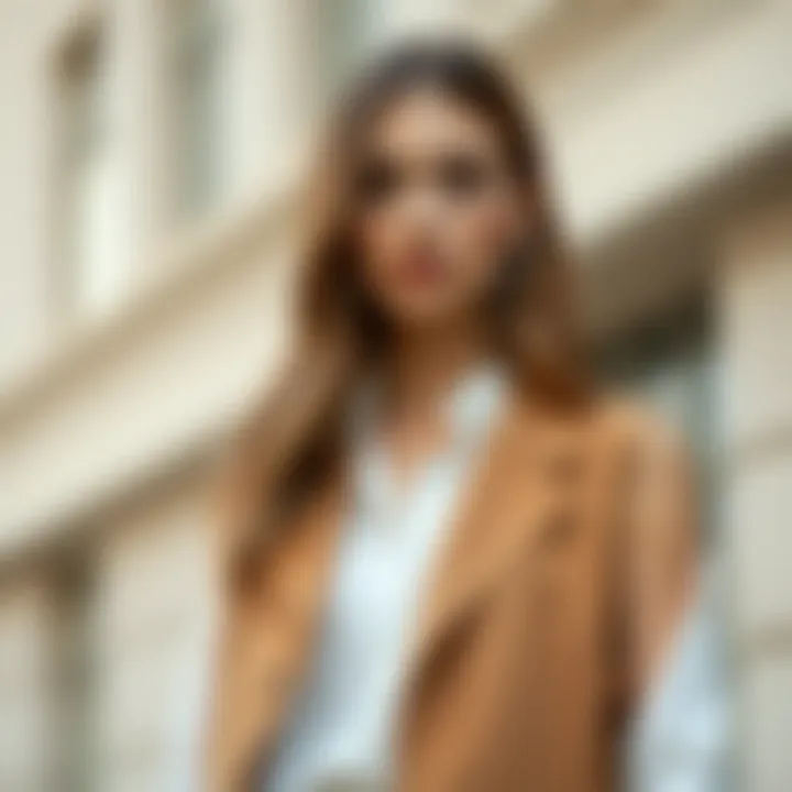 Layering with Elegance: The Sleeveless Vest Layered outfit showcasing a stylish sleeveless vest