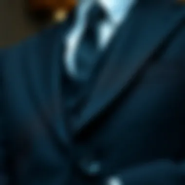 Different fabric options for black suits