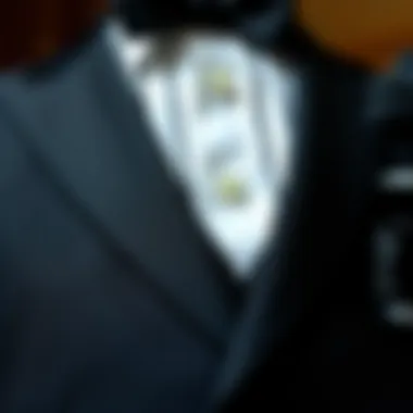 Showcasing different textures and fabrics for tuxedos