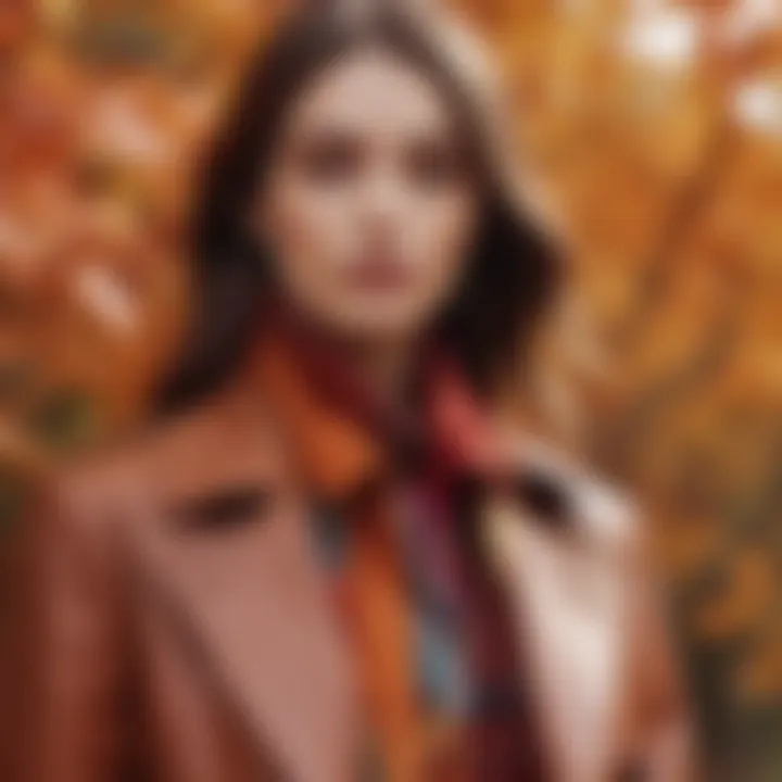 Colorful autumn palette with fashionable pieces