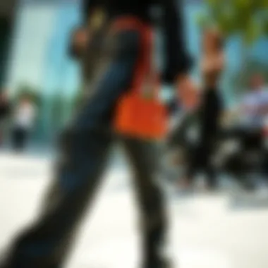 Fashion-forward soul leather pants paired with modern accessories