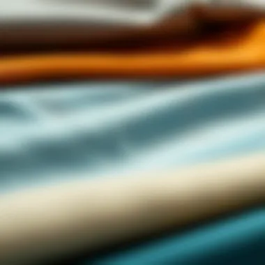 Close-up of fabric textures in sports clothing