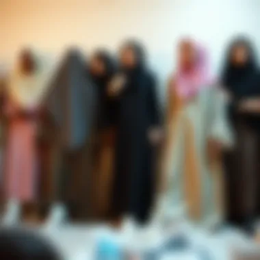 Stylish fabric choices for elderly abayas