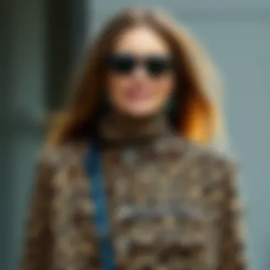 Stylish outfit featuring leopard pattern