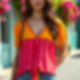 Vibrant Summer Tops for a Fresh Look Stylish summer tops in vibrant colors