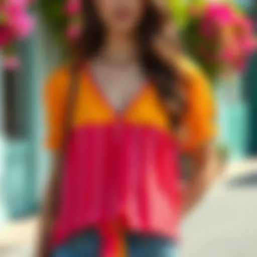 Vibrant Summer Tops for a Fresh Look Stylish summer tops in vibrant colors