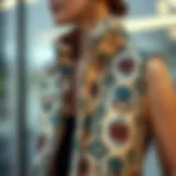 Stylish vest design showcasing modern patterns