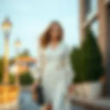 Chic Wrap Dress Design Elegantly styled wrap dress showcasing sophistication and comfort