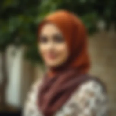 Stylish hijab options for expecting mothers