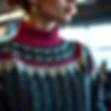 Fashionable knitwear patterns and designs