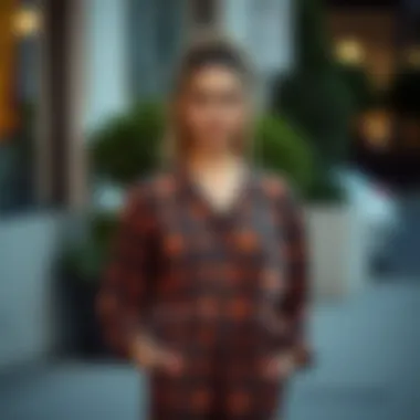 Casual jumpsuit with modern patterns