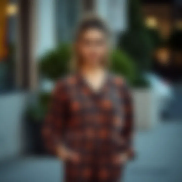 Casual jumpsuit with modern patterns