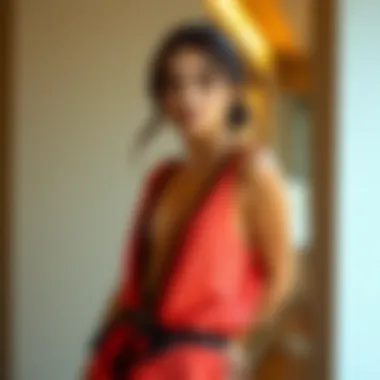 Elegant jumpsuit showcasing sophisticated design