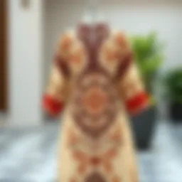 Elegant tunic with intricate patterns