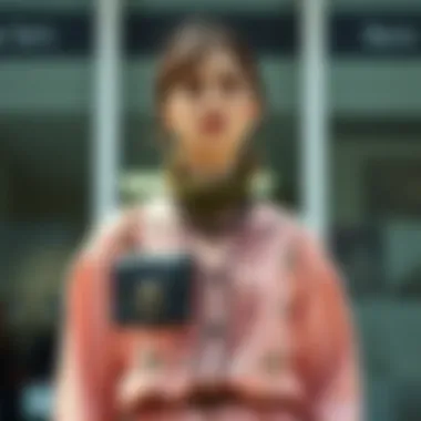 Stylish tunic paired with accessories