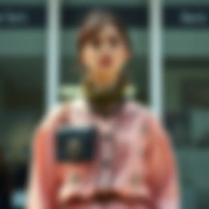 Stylish tunic paired with accessories