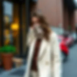 Elegant long blazer styled with a chic outfit