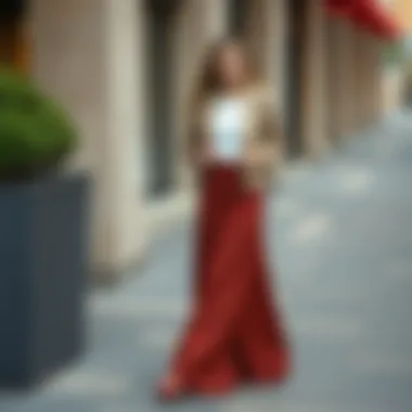 Seasonal Inspiration for Long Skirt and Jacket Outfits Seasonal long skirt and jacket outfit inspiration