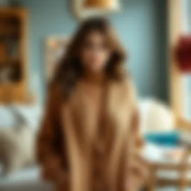 Cozy Long Cardigan Styles Cozy long cardigan knitting styles showcased in a cozy setting