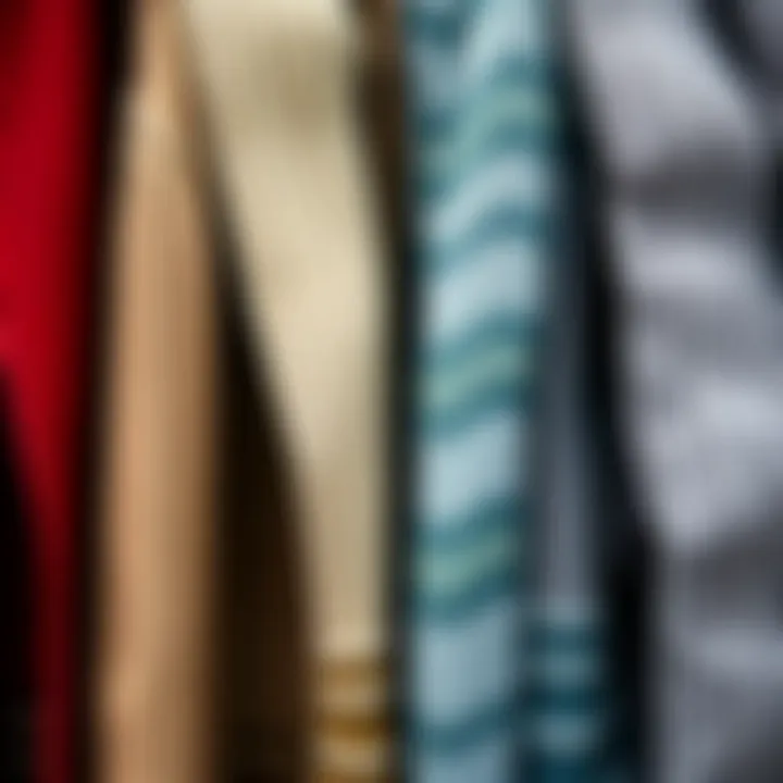 A variety of long cardigan textures and colors