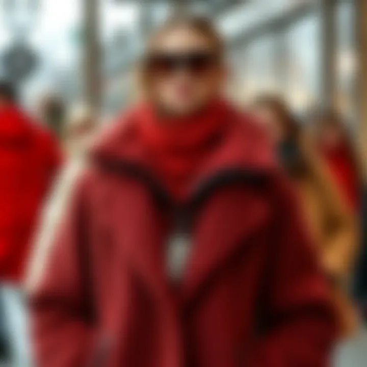 Trendy winter coats in diverse colors and designs