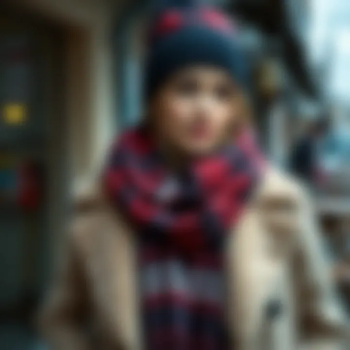 Stylish layering with winter coats and accessories