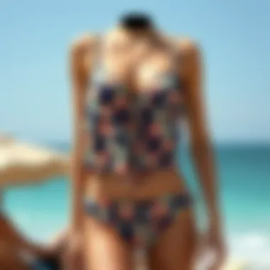 Fashionable swimwear ensembles perfect for beach outings