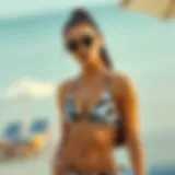 Stylish beachwear showcasing the latest trends in swim fashion